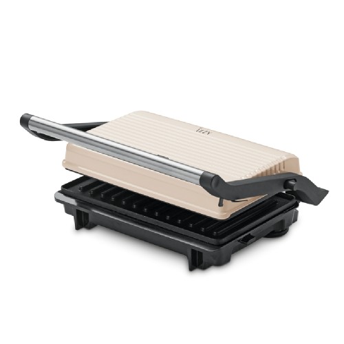 ΣΑΝΤΟΥΙΤΣΙΕΡΑ IZZY PANINI VINTAGE CREME (224336) 1000W ΓΙΑ 2 ΤΟΣΤ